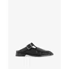 Miista Womens Gianna Leather Mules Black