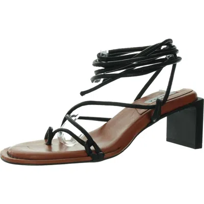 Miista Womens Leather Wrap Heels In Black