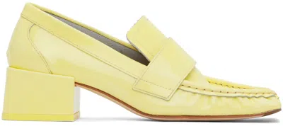 Miista Yellow Serena Loafers In Vanilla