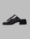 Miista Zooey Dark Silver Mules