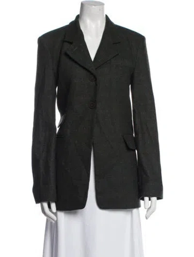 Pre-owned Mijeong Park Blazer In Green
