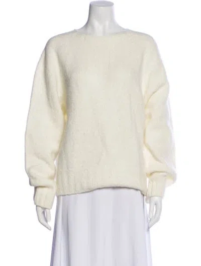 Pre-owned Mijeong Park Crew Neck Sweater In Neutral