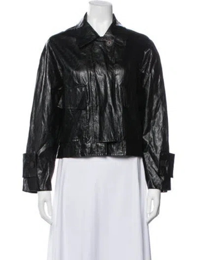 Pre-owned Mijeong Park Jacket In Black