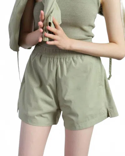 Mijeong Park Lightweight Shorts In Light Green