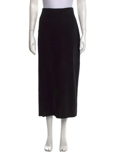 Pre-owned Mijeong Park Long Skirt W/ Tags In Black