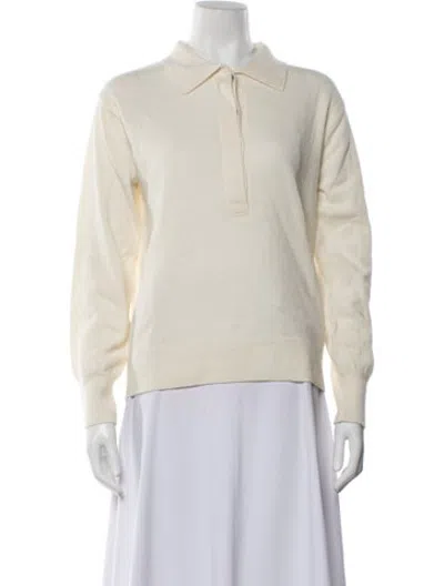 Pre-owned Mijeong Park Merino Wool Sweater W/ Tags In White