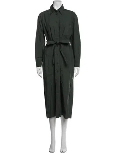 Pre-owned Mijeong Park Midi Length Dress In Grey
