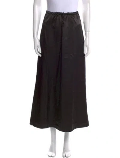 Pre-owned Mijeong Park Midi Length Skirt In Black