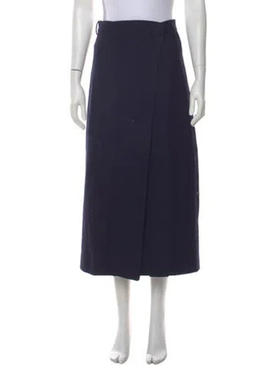 Pre-owned Mijeong Park Midi Length Skirt In Blue