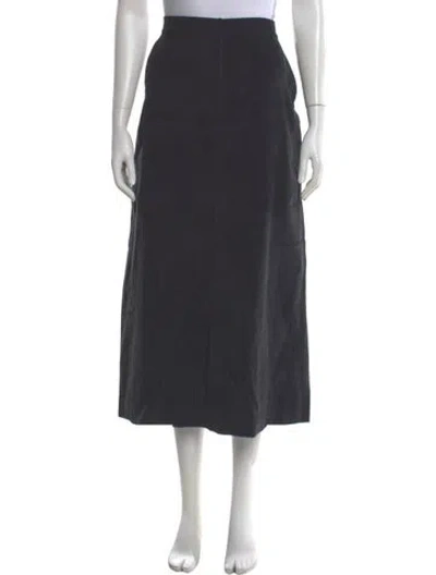 Pre-owned Mijeong Park Midi Length Skirt In Gray