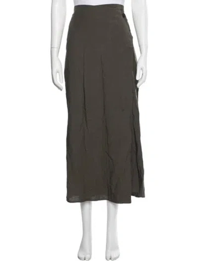 Pre-owned Mijeong Park Midi Length Skirt In Grey