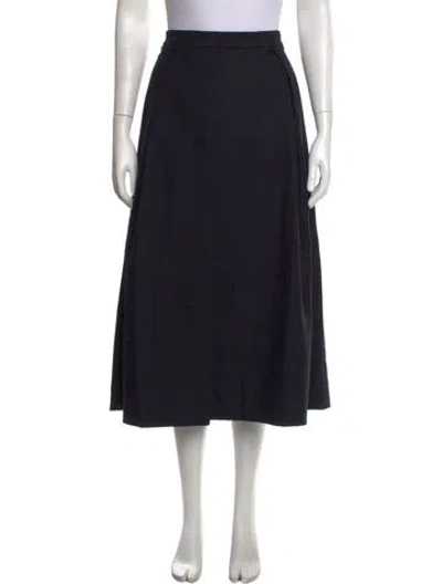 Pre-owned Mijeong Park Midi Length Skirt W/ Tags In Black