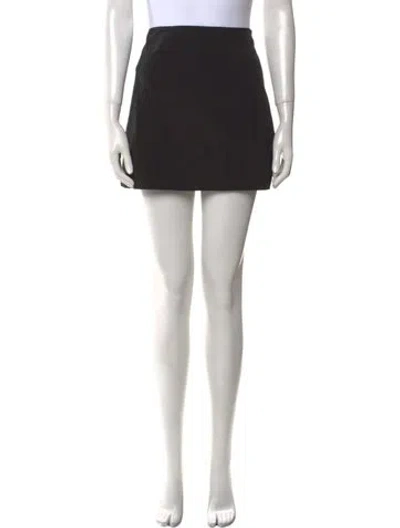 Pre-owned Mijeong Park Mini Skirt In Black