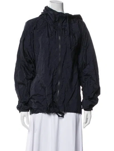 Pre-owned Mijeong Park Nylon Jacket In Blue