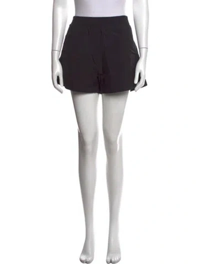 Pre-owned Mijeong Park Nylon Mini Shorts In Black