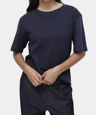 Mijeong Park Oversized T-shirt In Navy In Blue