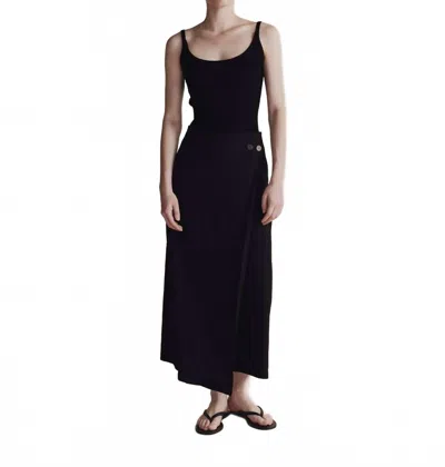 Mijeong Park Ribbed Knit Tank Top In Black