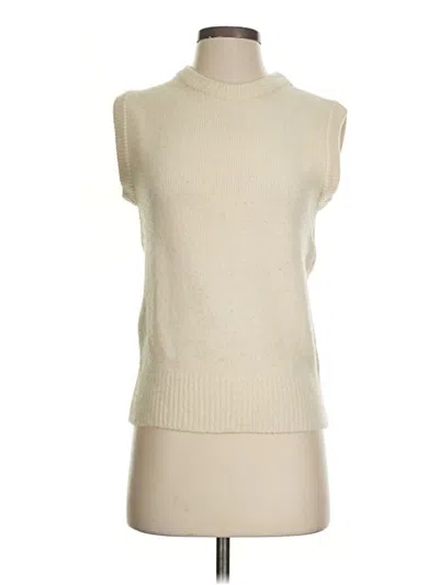 Pre-owned Mijeong Park Sweater Vest In Ivory