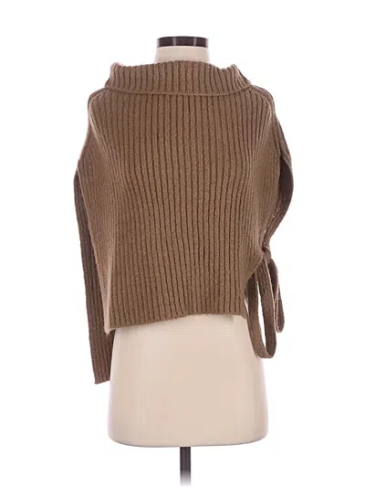 Pre-owned Mijeong Park Turtleneck Sweater In Brown