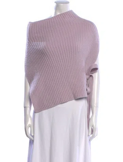 Pre-owned Mijeong Park Turtleneck Sweater In Purple