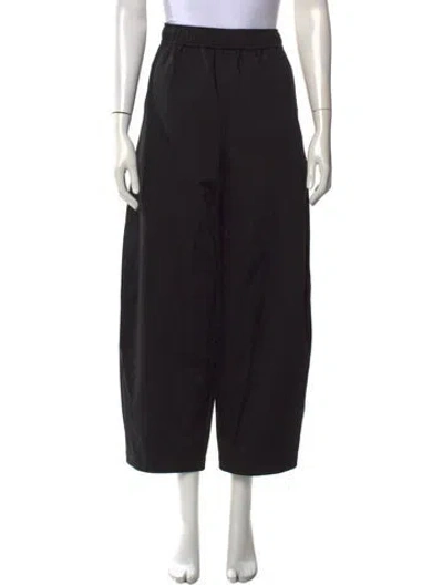 Pre-owned Mijeong Park Wide Leg Pants In Black