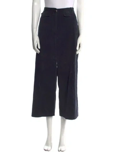 Pre-owned Mijeong Park Wide Leg Pants In Blue