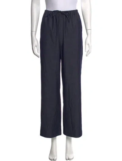 Pre-owned Mijeong Park Wide Leg Pants In Blue