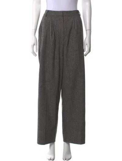 Pre-owned Mijeong Park Wide Leg Pants In Grey