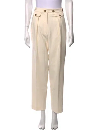 Pre-owned Mijeong Park Wide Leg Pants In Neutral