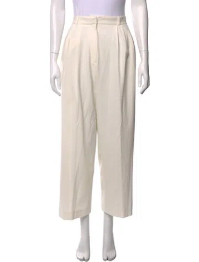 Pre-owned Mijeong Park Wide Leg Pants In Neutral