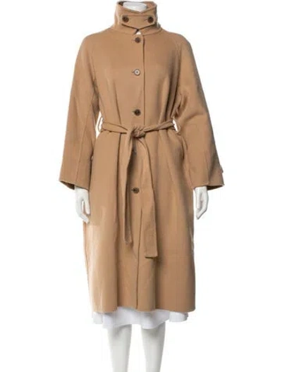 Pre-owned Mijeong Park Wool Coat In Neutrals