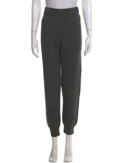 Pre-owned Mijeong Park Wool Skinny Leg Pants In Gray