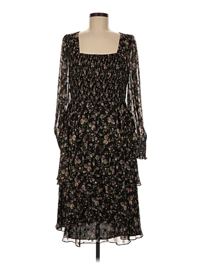 Pre-owned Mikael Aghal Casual Dress In Black