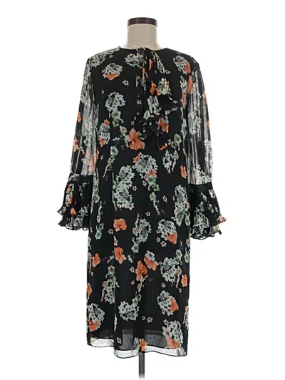 Pre-owned Mikael Aghal Casual Dress In Black
