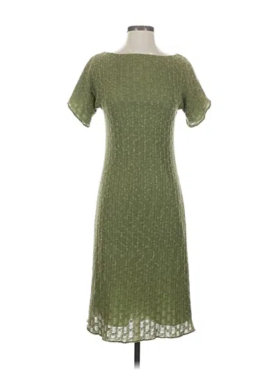 Pre-owned Mikael Aghal Casual Dress In Green
