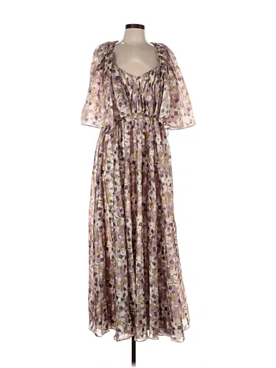 Pre-owned Mikael Aghal Casual Dress In Purple
