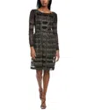 Mikael Aghal Cocktail Dress In Black