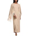 MIKAEL AGHAL FRINGE GOWN