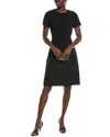 Mikael Aghal Midi Dress In Navy
