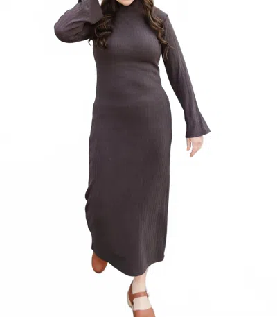 Mikarose Boston Maxi Dress In Brown