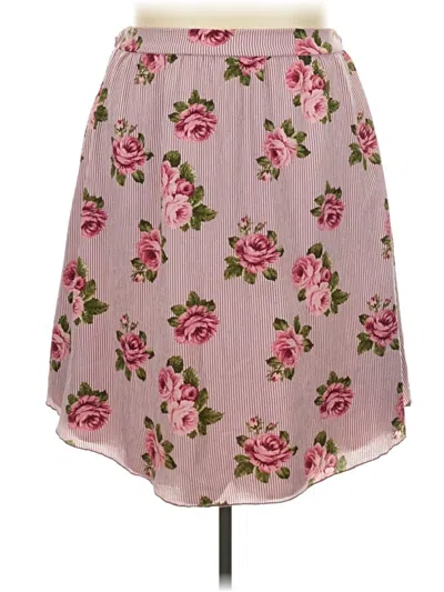Pre-owned Mikarose Casual Skirt In Pink