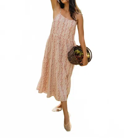 Mikarose Collyns Dress In Petal Script In Multi