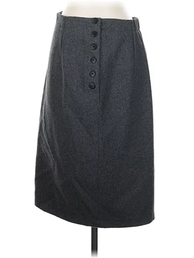 Pre-owned Mikarose Formal Skirt In Gray