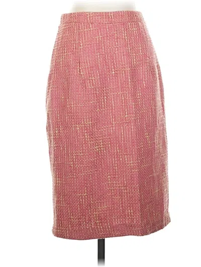 Pre-owned Mikarose Formal Skirt In Pink