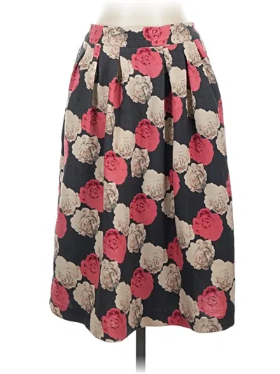Pre-owned Mikarose Formal Skirt In Red