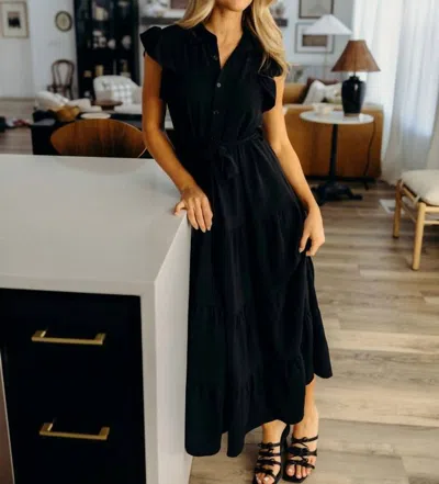 Mikarose Goldie Dress In Black