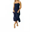 Mikarose Jones Midi Dress In Passport Blue In Blue