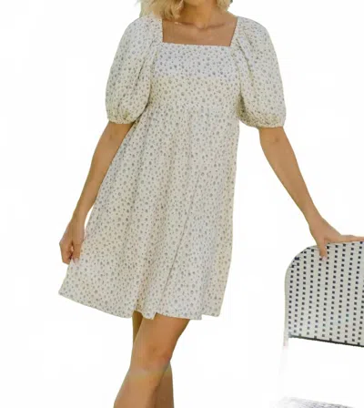Mikarose Knee Length Dress In Floral In Multi