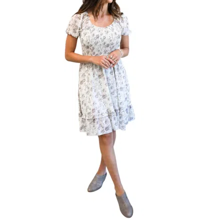 Mikarose Lennon Dress In Whisper Gray In Multi