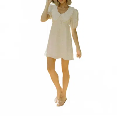 Mikarose Lyla Dress In Pixie Petals In Neutral